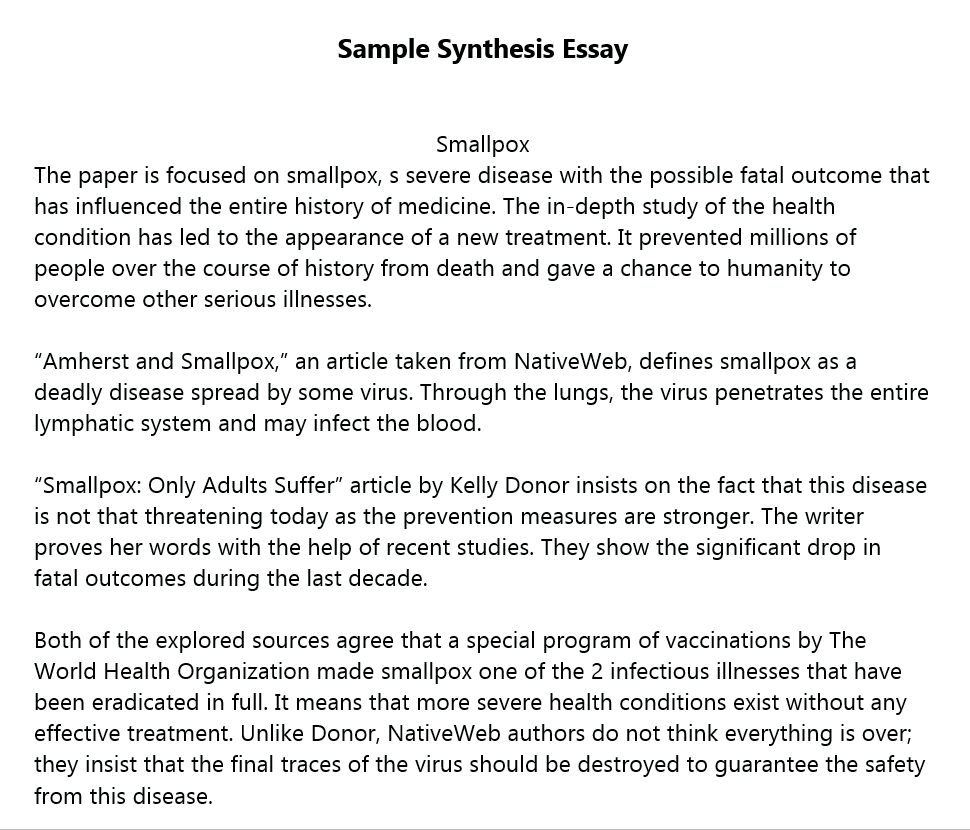 Synthesis Essay: Basic Guide with Examples  WuzzupEssay.com